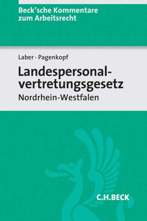 Produktbild: Landespersonalvertretungsgesetz Nordrhein-Westfalen