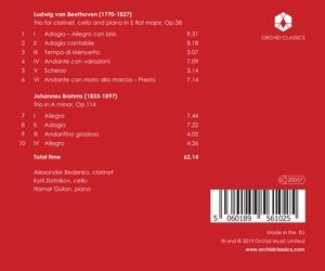 Produktbild: BEETHOVEN/BRAHMS: Trios
