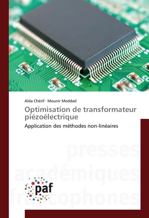 Produktbild: Optimisation de transformateur pi&eacute;zo&eacute;lectrique