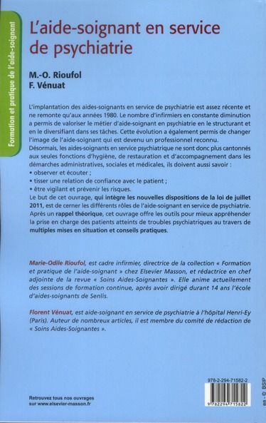 Produktbild: Aide-Soignant Service Psychiat