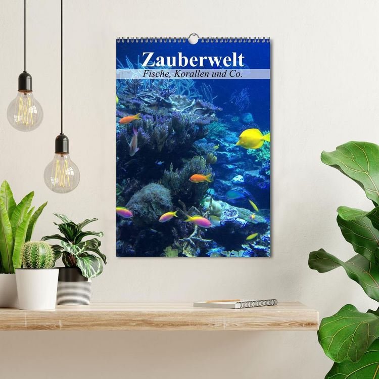 Produktbild: Zauberwelt. Fische, Korallen und Co. (Wandkalender 2026 DIN A3 hoch), CALVENDO Monatskalender