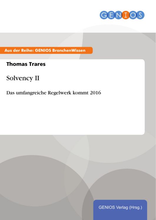 Produktbild: Solvency II