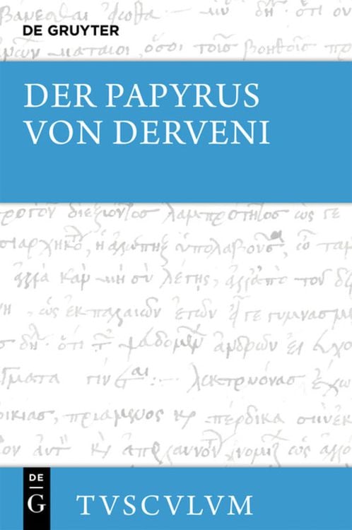 Produktbild: Der Papyrus von Derveni