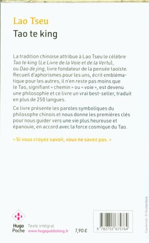 Produktbild: Tao te king : le livre de la voie et de la vertu