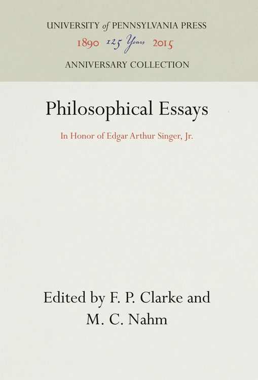 Produktbild: Philosophical Essays