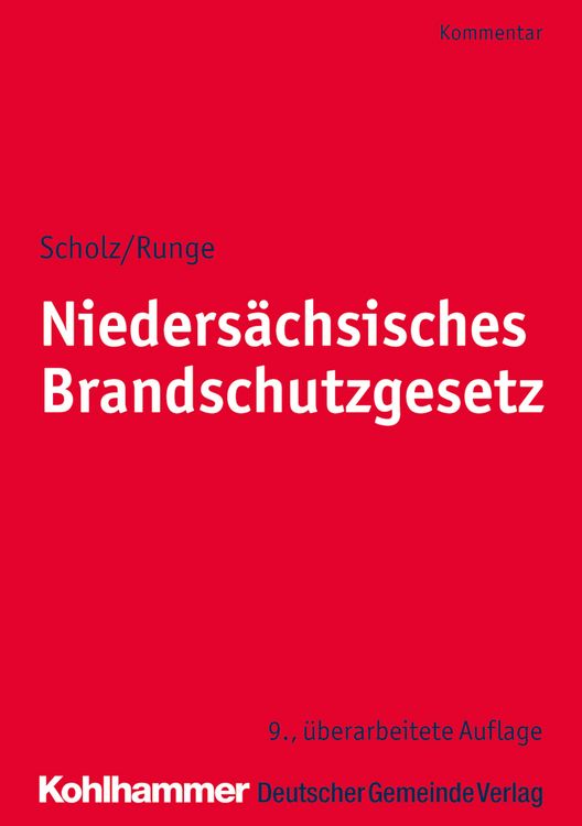 Produktbild: Nieders&auml;chsisches Brandschutzgesetz