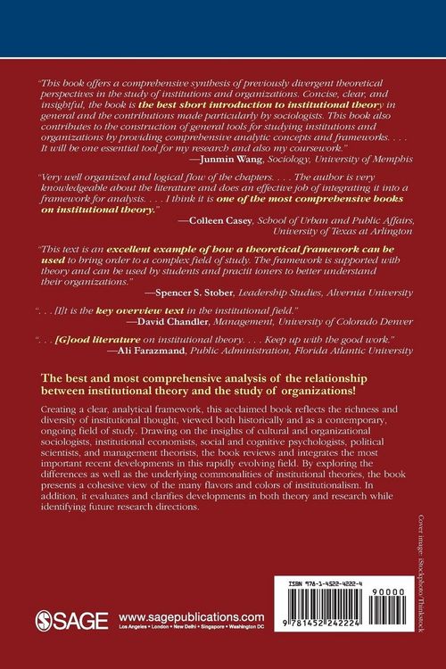 Produktbild: Institutions and Organizations