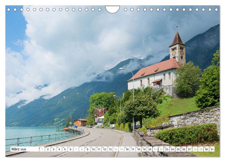 Produktbild: Faszination Berner Oberland - Thuner- und Brienzersee (Wandkalender 2026 DIN A4 quer), CALVENDO Monatskalender