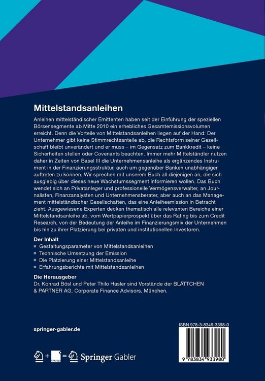 Produktbild: Mittelstandsanleihen