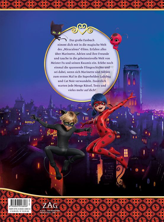Produktbild: Miraculous: Ladybug & Cat Noir Der Film: Mein gro&szlig;es Fanbuch zum Film
