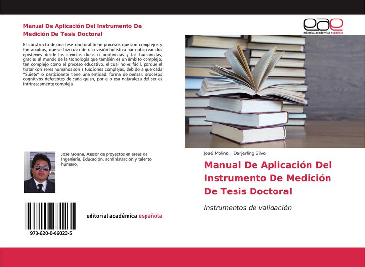 Produktbild: Manual De Aplicaci&oacute;n Del Instrumento De Medici&oacute;n De Tesis Doctoral
