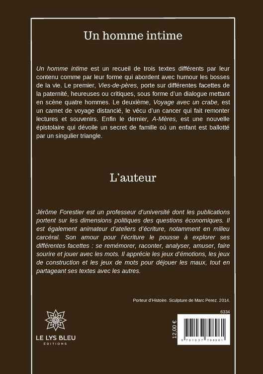 Produktbild: Forestier, J: Homme intime