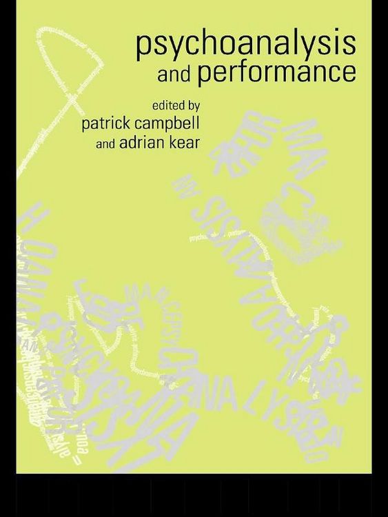 Produktbild: Psychoanalysis and Performance