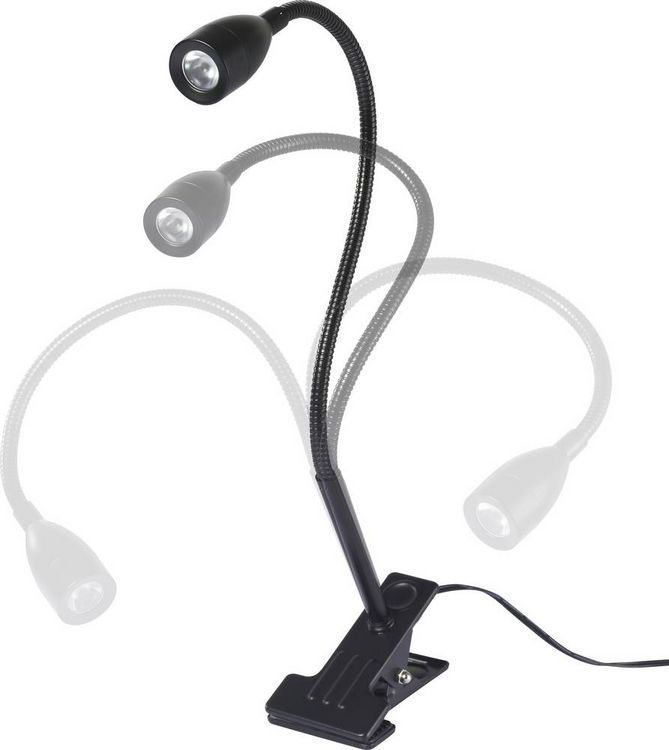 Produktbild: Sygonix SY-6737554 LED-Tischlampe LED 3.5W Schwarz