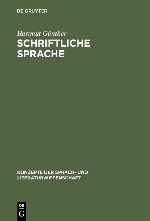 Produktbild: Schriftliche Sprache