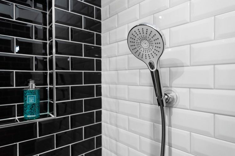 Produktbild: Duschkopf Mod. Ultimate Shower Chrom/Wei&szlig;, &Oslash; 13 cm