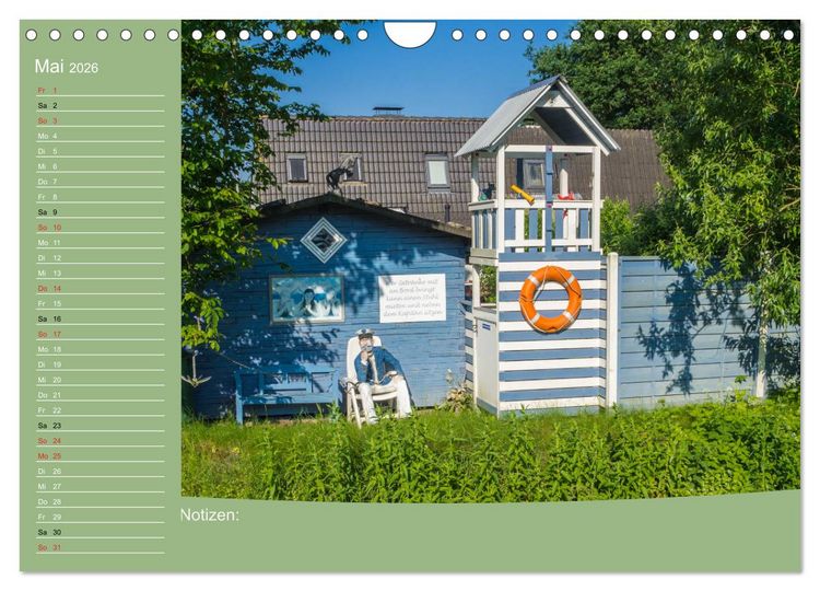 Produktbild: Hooksiel im Friesland (Wandkalender 2026 DIN A4 quer), CALVENDO Monatskalender