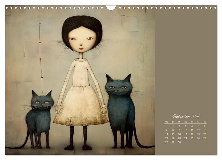 Produktbild: Die Katze - mein Freund (Wandkalender 2026 DIN A3 quer), CALVENDO Monatskalender