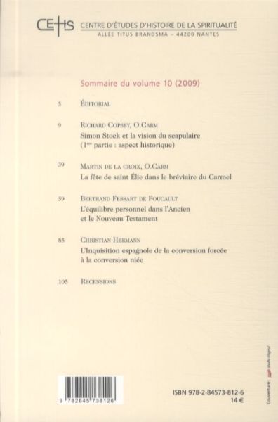 Produktbild: M&eacute;langes carm&eacute;litains: No 10