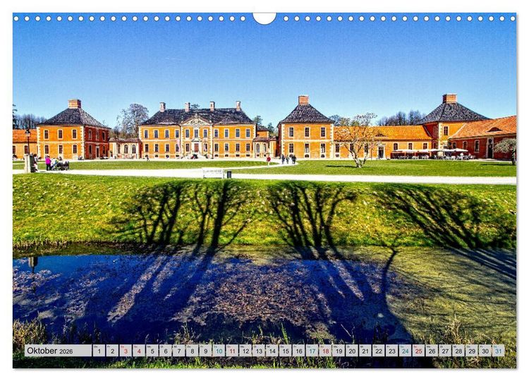 Produktbild: Schloss Bothmer - Kl&uuml;tzer Schlossimpressionen (Wandkalender 2026 DIN A3 quer), CALVENDO Monatskalender