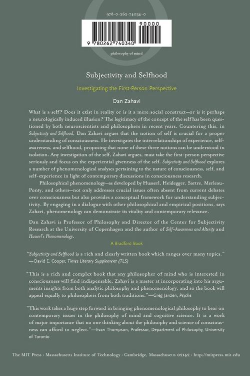 Produktbild: Subjectivity and Selfhood