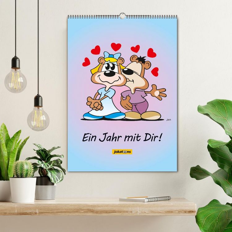 Produktbild: Ein Jahr mit Dir! (Wandkalender 2026 DIN A2 hoch), CALVENDO Monatskalender