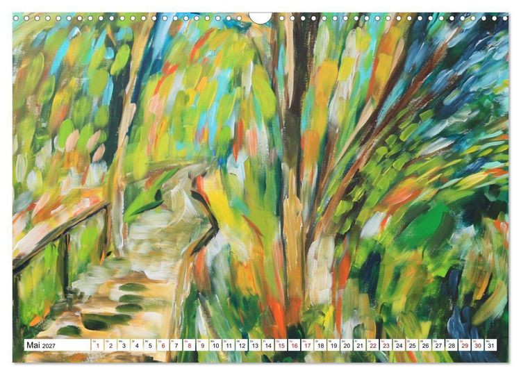 Produktbild: Landschaft in der Malerei: Ein Kunstkalender (Wandkalender 2027 DIN A3 quer), CALVENDO Monatskalender
