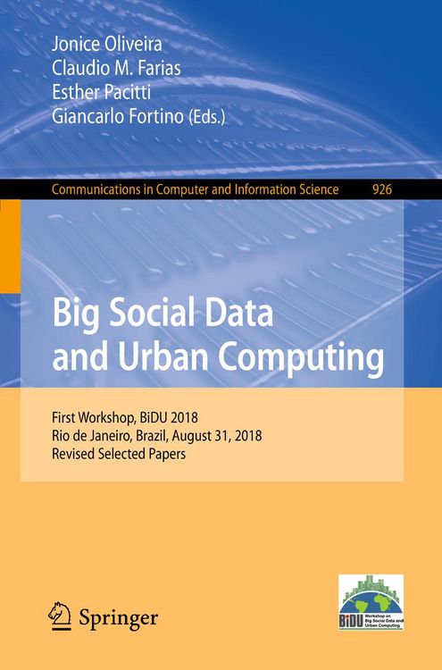 Produktbild: Big Social Data and Urban Computing