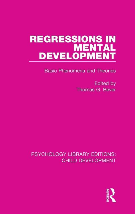 Produktbild: Regressions in Mental Development