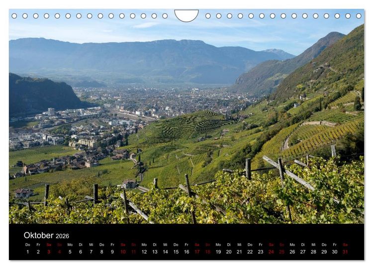 Produktbild: Bozen 2026 (Wandkalender 2026 DIN A4 quer), CALVENDO Monatskalender