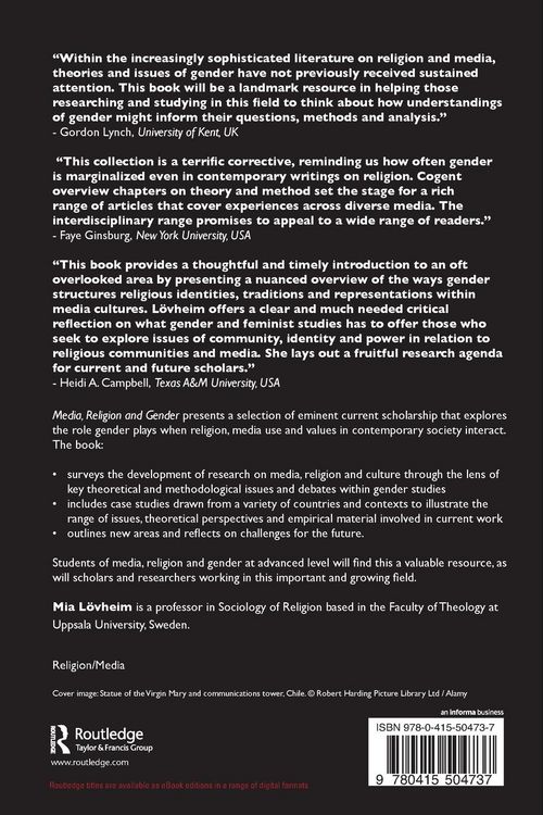 Produktbild: Media, Religion and Gender