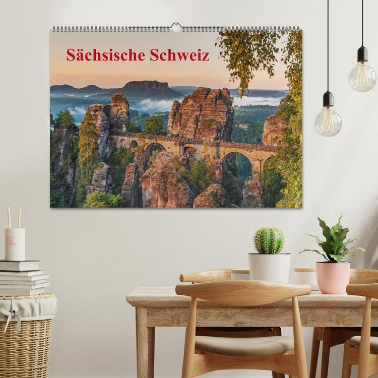 Produktbild: S&auml;chsische Schweiz (Wandkalender 2026 DIN A2 quer), CALVENDO Monatskalender