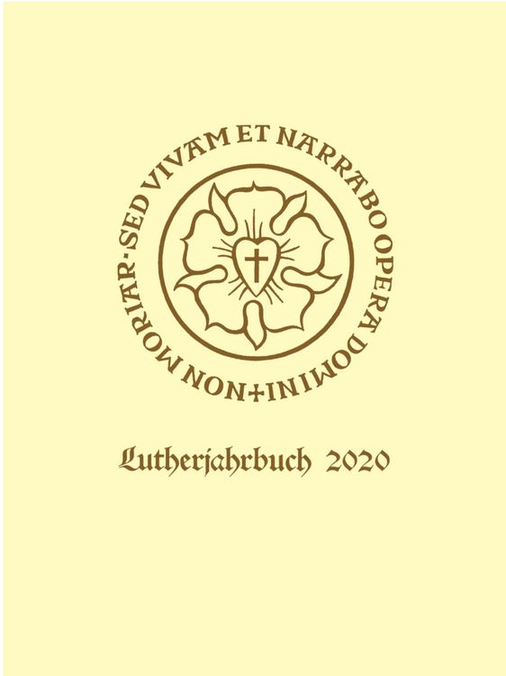 Produktbild: Lutherjahrbuch 87. Jahrgang 2020