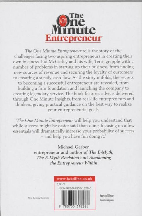 Produktbild: The One Minute Entrepreneur
