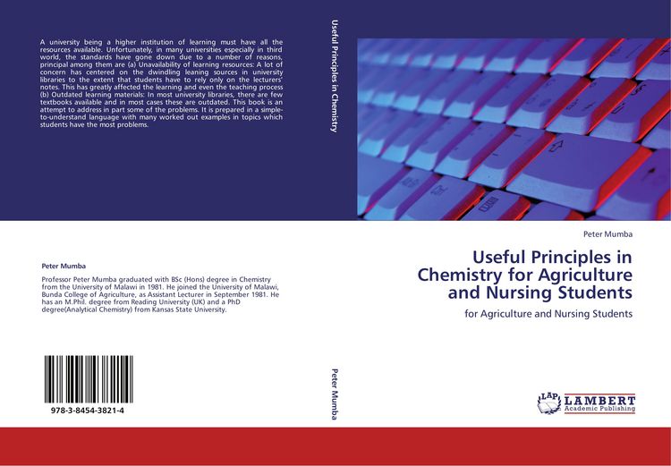 Produktbild: Useful Principles in Chemistry for Agriculture and Nursing Students