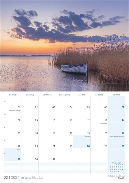 Produktbild: Usedom &hellip;meine Insel Kalender 2027
