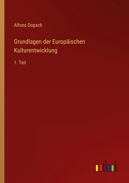 Produktbild: Grundlagen der Europ&auml;ischen Kulturentwicklung