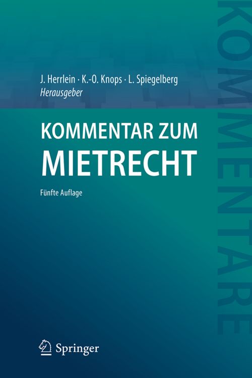 Produktbild: Kommentar zum Mietrecht