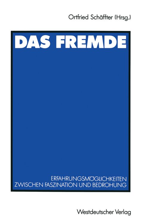 Produktbild: Das Fremde