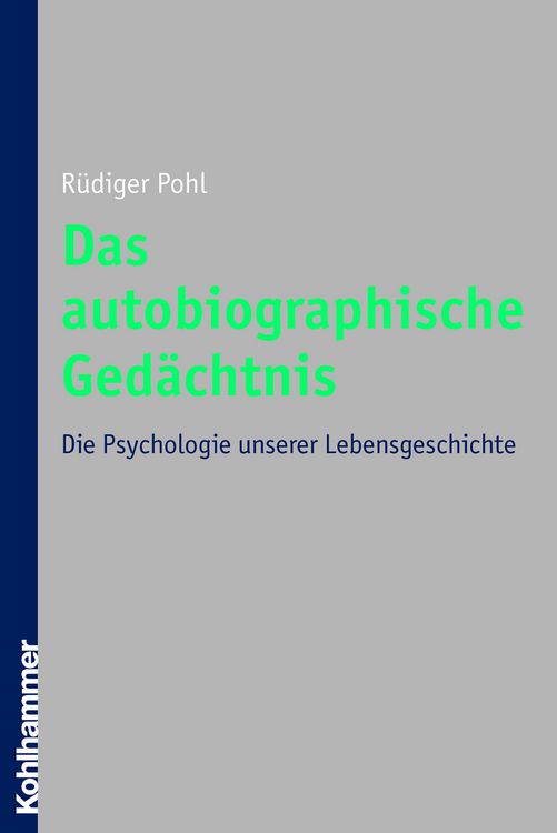 Produktbild: Das autobiographische Ged&auml;chtnis