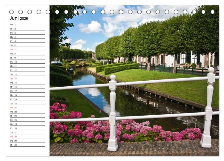 Produktbild: Friesland - Fryslan (Tischkalender 2026 DIN A5 quer), CALVENDO Monatskalender