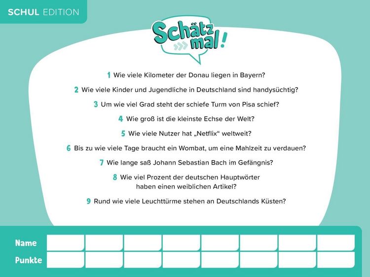 Produktbild: Sch&auml;tz mal! Schul Edition