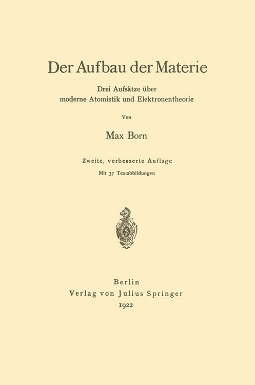 Produktbild: Der Aufbau der Materie