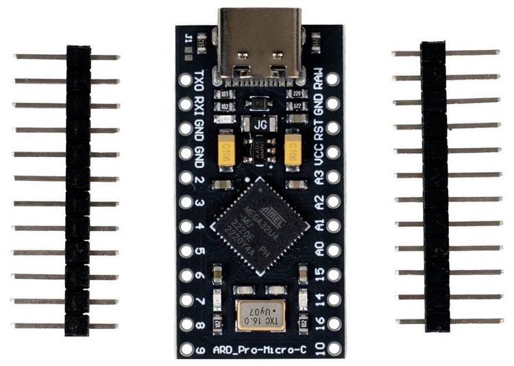Produktbild: Joy-it ARD-32U4-USB-C Arduino Board ATMega32