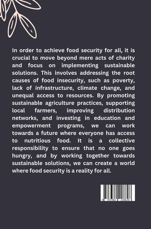 Produktbild: Food Security for All: Beyond Charity, Towards Sustainable Solutions