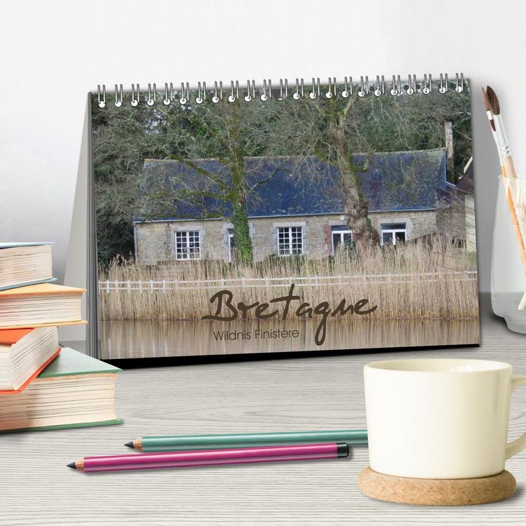 Produktbild: Bretagne - Wildnis Finist&egrave;re (Tischkalender 2026 DIN A5 quer), CALVENDO Monatskalender