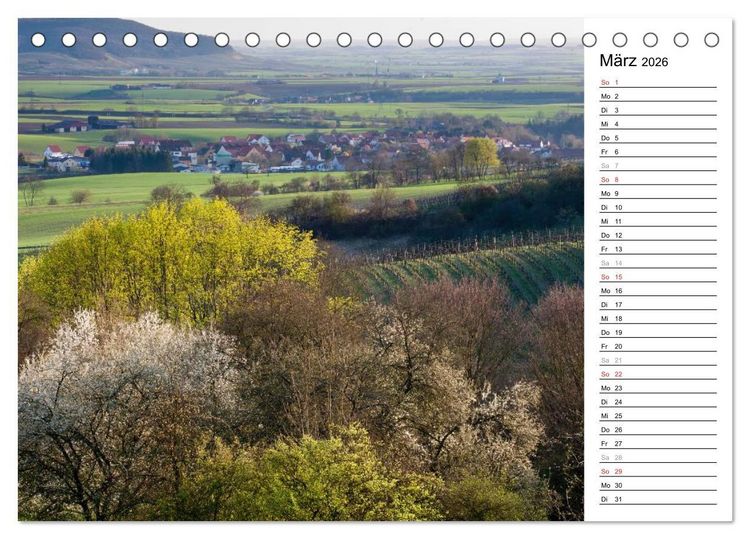 Produktbild: DER STEIGERWALD - Impressionen einer Landschaft (Tischkalender 2026 DIN A5 quer), CALVENDO Monatskalender