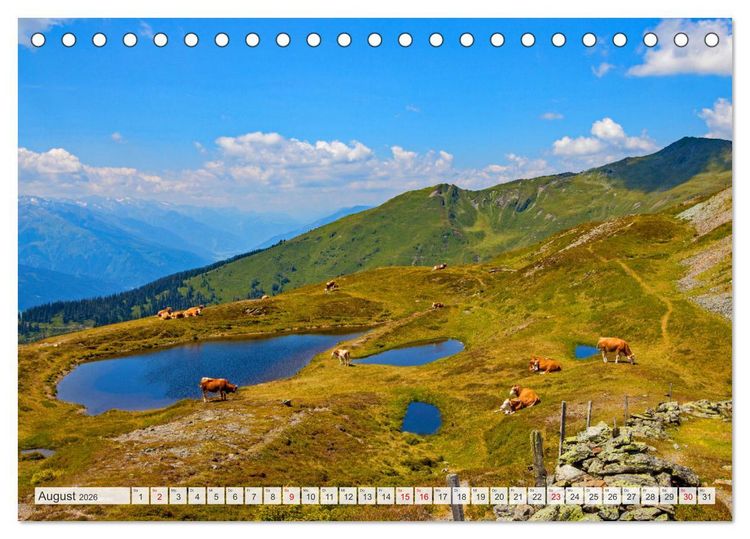 Produktbild: Sch&ouml;ne Gr&uuml;&szlig;e aus Uttendorf (Tischkalender 2026 DIN A5 quer), CALVENDO Monatskalender