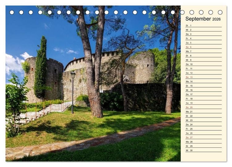Produktbild: Friaul-Julisch Venetien - Italiens sch&ouml;ner Nordosten (Tischkalender 2026 DIN A5 quer), CALVENDO Monatskalender