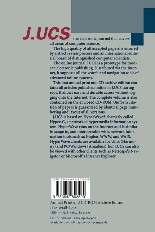 Produktbild: J.UCS The Journal of Universal Computer Science